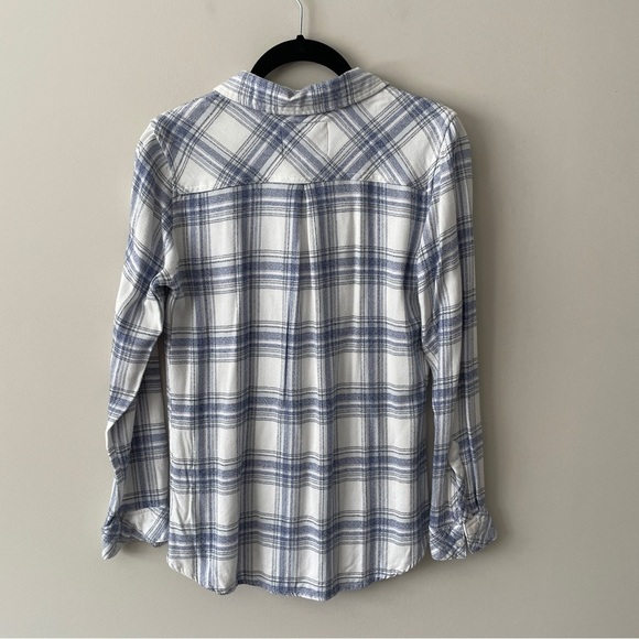 RAILS Hunter Plaid Blue White Button Down XS - Picture 7 of 7